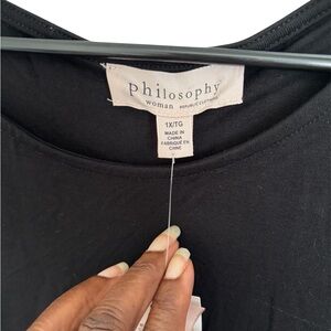 Philosophy Elegant Black Garment